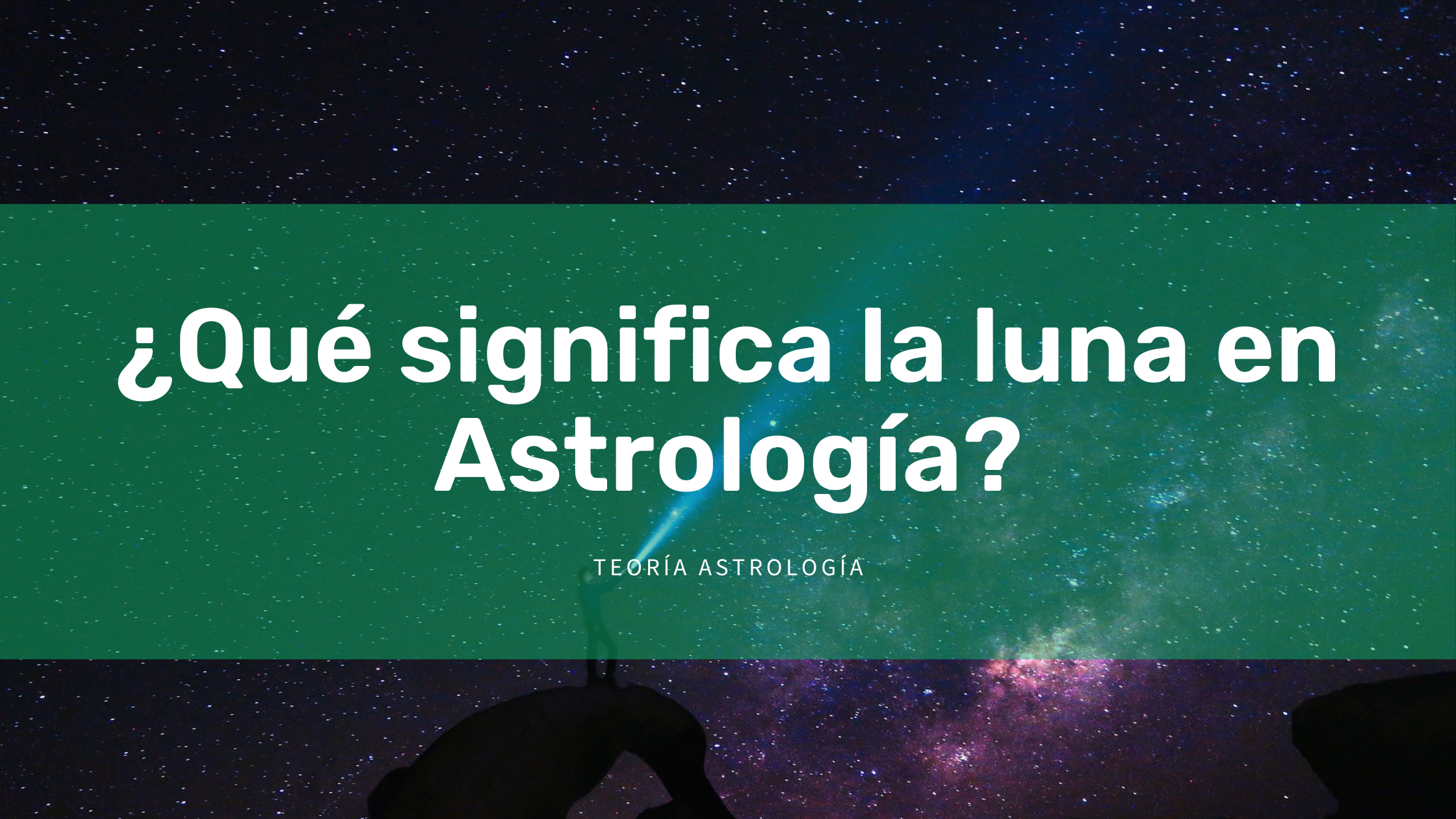 ¿Qué significa la luna en astrología?